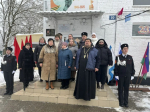 В станице Ставропольской открыли мемориальную доску в честь участника СВО